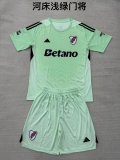 River Plate Goalkeeper Light Green Third Kids Kits 1:1 Quality Soccer Jersey 25/26