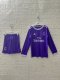 Real Madrid  Away Long sleeves Kids Retro 1:1 Quality Soccer Jersey 2016/2017