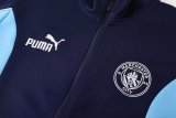 Manchester City Sapphire Blue Jacket Tracksuit 1:1 Quality 25/26