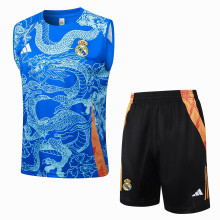 Real Madrid  Blue 1:1 Quality Training Vest（A-Set）24/25