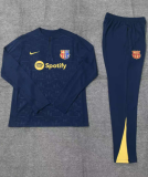 24/25  Barcelona Kids Royal Blue 1:1 Quality Training Jersey