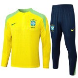 Brazil Training Yellow 1:1 Quality Training Jersey 24/25