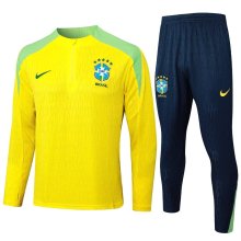 Brazil Training Yellow 1:1 Quality Training Jersey 24/25