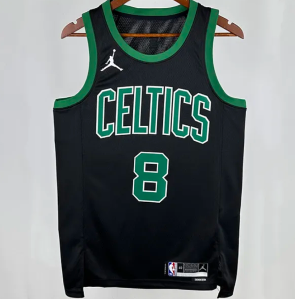 Celtics PORAIGIS #8 Black1:1 Quality NBA Jersey 2025