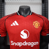 Manchester United  Home Player 1:1 Quality Soccer Jersey 25/26