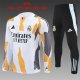 Real Madrid  White Kids  1:1 Quality Training Jersey 24/25