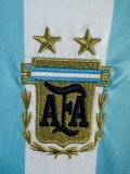 Argentina Home Long Sleeve Retro1:1 Quality Soccer Jersey 2006/2007