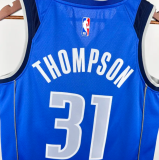 Mavericks THOMPSON #31 Blue 1:1 Quality NBA Jersey 2025