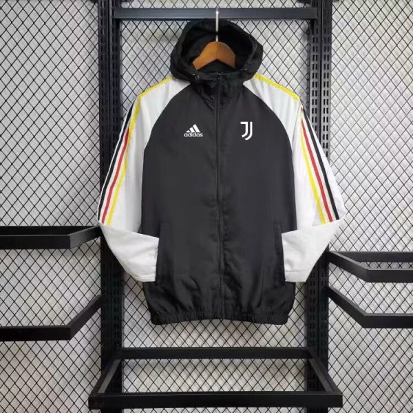 24/25 Juventus Black Windbreaker