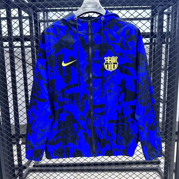 Barcelona Blue Windbreaker 25/26