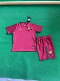 Roma Home Kids Retro 1:1 Quality  Soccer Jersey 2017/2018