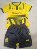 24/25 Dortmund  Away  Kids Kits  1:1 Quality Soccer Jersey