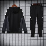 Manchester United Hooded Long Sleeved Black 1:1 Training suit 24/25