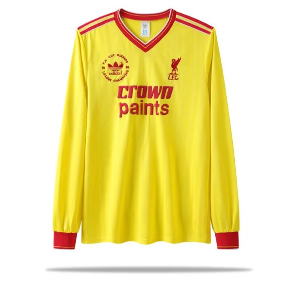 Liverpool  Third Long sleeve Retro 1:1 Quality Soccer Jersey 1985/1987