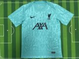 24/25 Liverpool Training Clothes Green Fans 1:1 Quality Soccer Jersey
