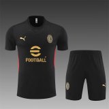 24/25 AC Milan Training Kit Black  1:1 Quality Training Jersey