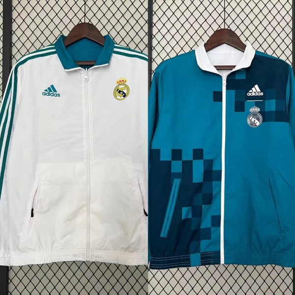 Real Madrid Double Sided Retro Windbreaker 2017/2018