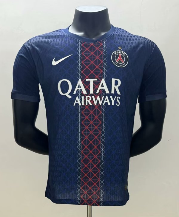 PSG Paris Home Have Star Player 1:1 Quality Soccer Jersey 25/26（有星版）