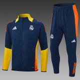 Real Madrid Blue Training Tracksuit 1:1 Quality Training Jersey 24/25