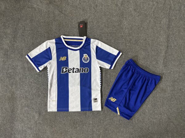 Porto Home Kids 1:1 Quality Soccer Jersey 25/26