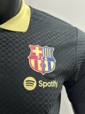 25/26 Barcelona Training Clothes Black PLayer 1:1 Quality Soccer Jersey