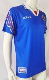 Japan  Home  Blue Fans Retro 1:1 Quality  Soccer Jersey 1996