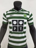 Sporting Lisbon Home 1:1 Quality Retro Soccer Jersey 2003/2004