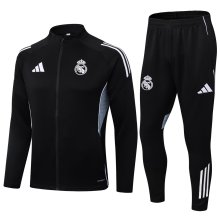 Real Madrid Black Jacket Tracksuit 1:1 Quality 25/26