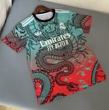 Real  Madrid Dragon Blue Fans 1:1 Quality Soccer Jersey 25/26