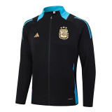 Argentina Black Jacket Tracksuit 1:1 Quality 24/25