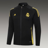 24/25  Real Madrid  Black Training Tracksuit 1:1 Quality Training Jersey