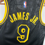 2025 Lakers JAMES JR. #9 Black 1:1 Quality NBA Jersey热压