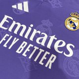 Real Madrid Dark Purple Flower Player 1:1 Quality Soccer Jersey 25/26