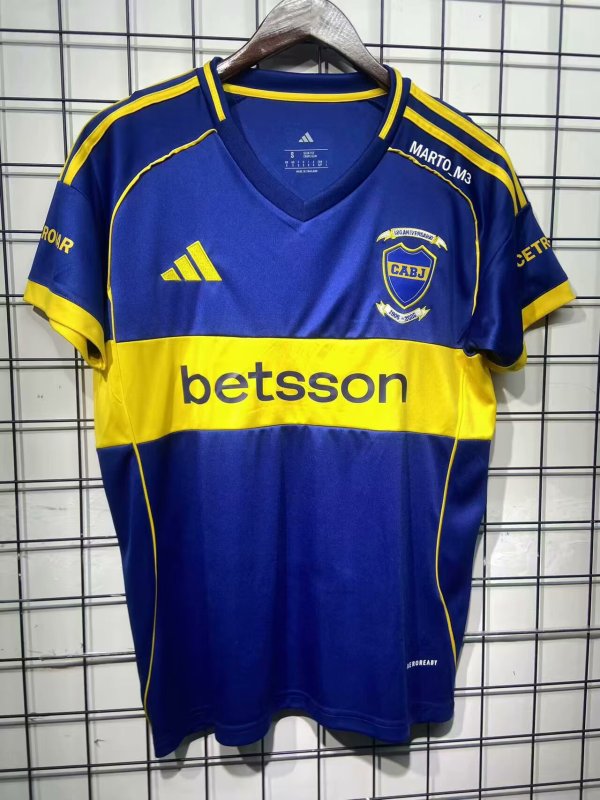 Boca 120th anniversary Blue Fans 1:1 Quality Soccer Jersey 25/26