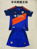 25/26 FC Cincinnati Home Kids 1:1 Quality Soccer Jersey