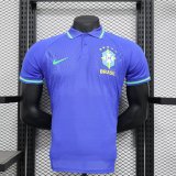 24/25 Brazil   Special  Edition Blue Player  1:1 Quality Soccer Jersey