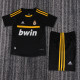 Real Madrid Black Goalkeeper 1:1 Kids Retro Soccer Jersey 2011/2012