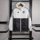 Manchester United White And Black Windbreaker 24/25