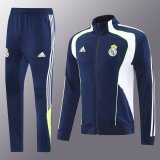 Real Madrid  Sapphire Blue Jacket Tracksuit 1:1 Quality 25/26
