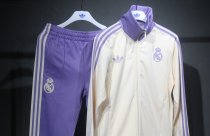Real Madrid Clover Retro Jacket Tracksuit 1:1 Quality 24/25 Real Madrid Clover Retro Jacket Tracksuit 1:1 Quality 24/25