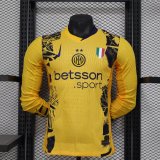 Inter Milan Third Long sleeve Player 1:1 Quality Soccer Jersey 24/25