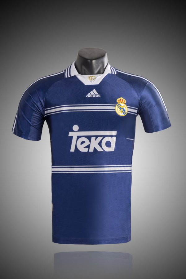 Real Madrid Away Retro 1:1 Quality Soccer Jersey 1998/1999