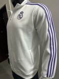 Real Madrid White Jacket Tracksuit Retro Player 1:1 Quality 24/25