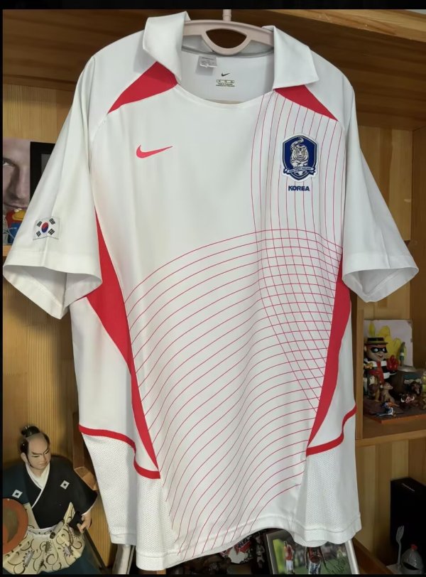Korea Away Fans Retro 1:1 Quality Soccer Jersey 2002