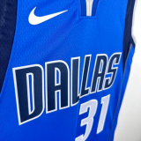 Mavericks THOMPSON #31 Blue 1:1 Quality NBA Jersey 2025