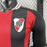 River Plate Away  Long Sleeve Player 1:1 Quality Soccer Jersey 25/26