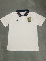 Spain Polo shirt White Fans 1:1 Quality Soccer Jersey 2024 Spain Polo shirt White Fans 1:1 Quality Soccer Jersey 2024