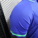 24/25 Brazil   Special  Edition Blue Player  1:1 Quality Soccer Jersey