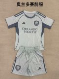 Orlando City SC Pre match uniform  Kids 1:1 Quality Soccer Jersey 25/26