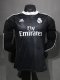 Real Madrid  Away  Black Long Sleeve Player Retro 1:1 Quality Soccer Jersey 2014/2015